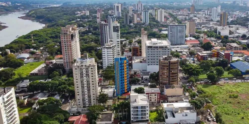 Foz do Iguaçu visto de cima