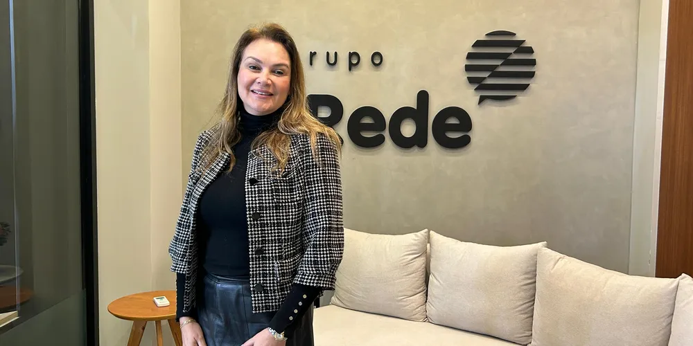 A presidente da Acipg, Giorgia Bin Bochenek, destaca a relação simbiótica entre a entidade e o desenvolvimento municipal