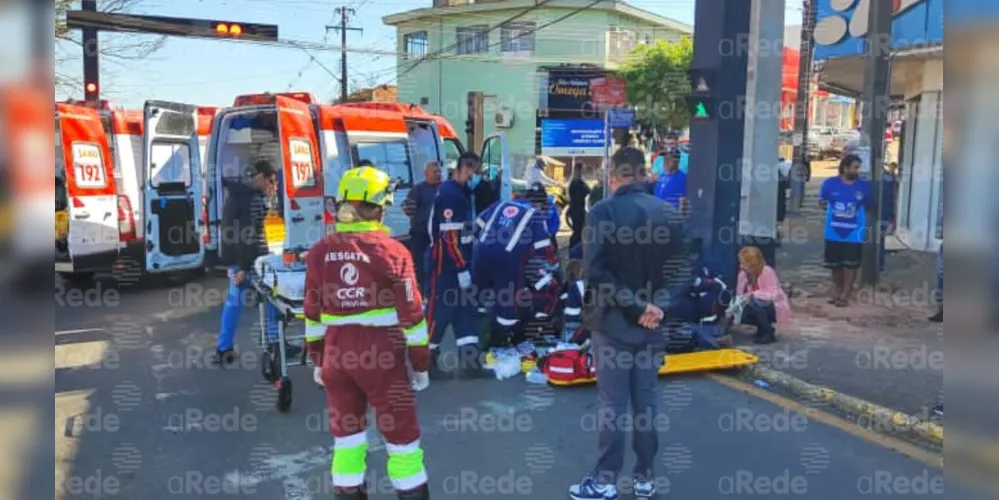 Vítima sofreu paradas cardiorrespiratórias em via pública e veio a óbito em Telêmaco Borba