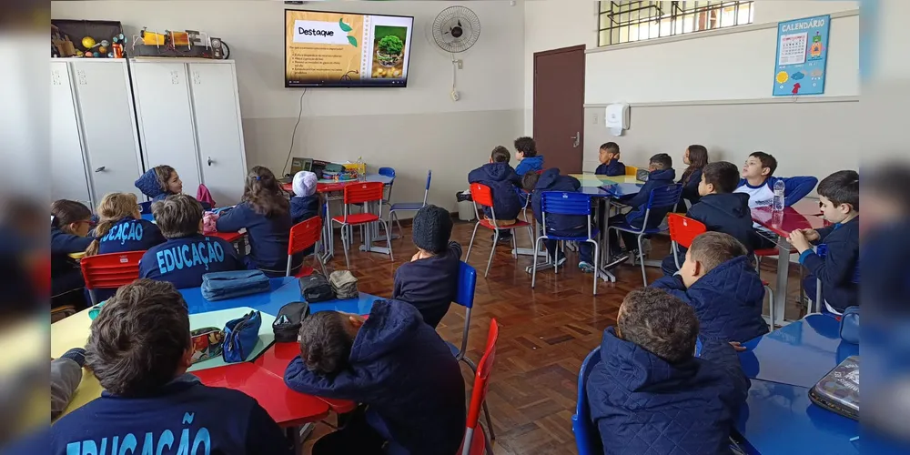 Após assistirem ao conteúdo do projeto, os educandos se engajaram em variadas ações