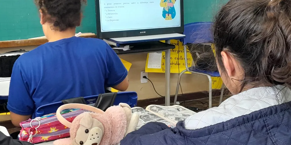 A aula auxiliou a turma a compreender a importância de se debater o tema e levar a discussão para o seu ambiente familiar