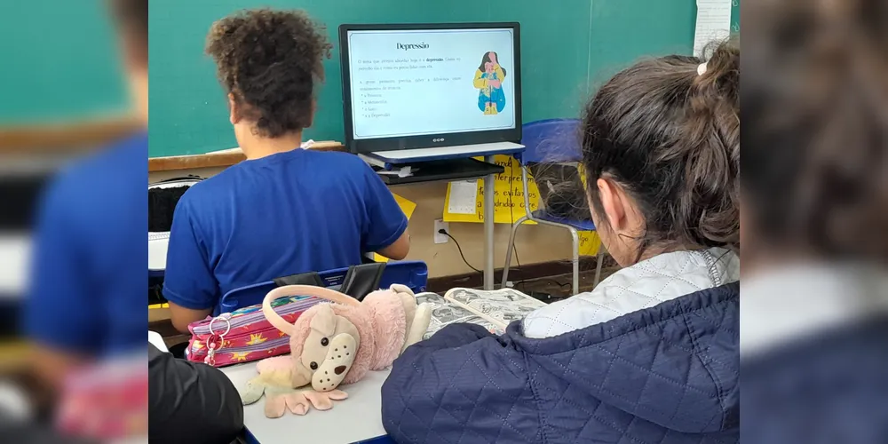 A aula auxiliou a turma a compreender a importância de se debater o tema e levar a discussão para o seu ambiente familiar