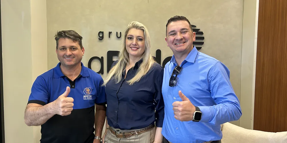 Marco Borba, Viviane Lukow e Samuel Gunthner