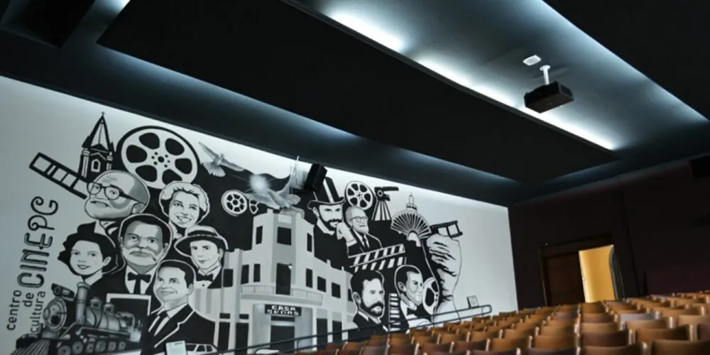 O CinePG funciona no Centro de Cultura, com programação gratuita e semanal