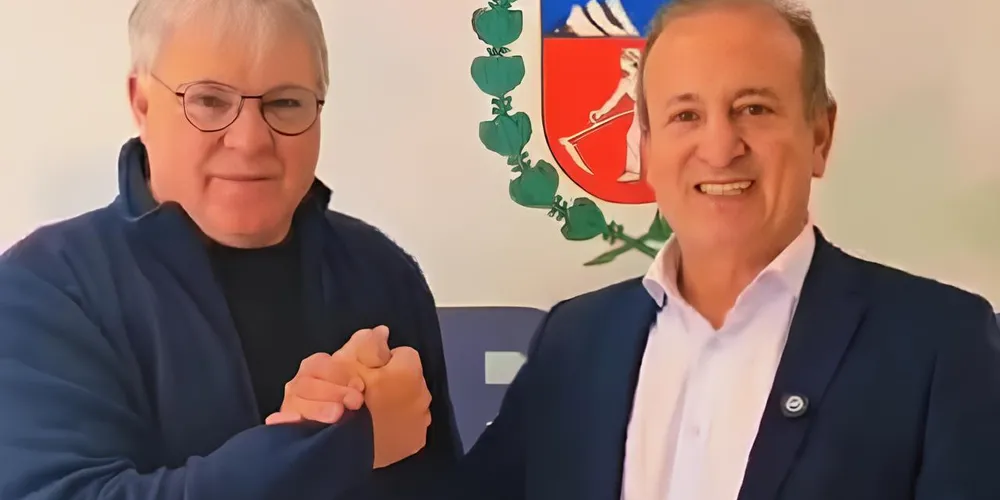 Altamir Sanson e Moacyr Fadel anunciaram os investimentos