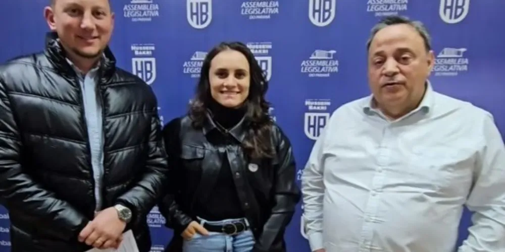 Leandro Jasinski e Hussein Bakri estiveram reunidos em Curitiba