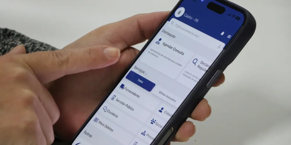 Agendamentos poderão ser feitos por meio do aplicativo Atende.Net