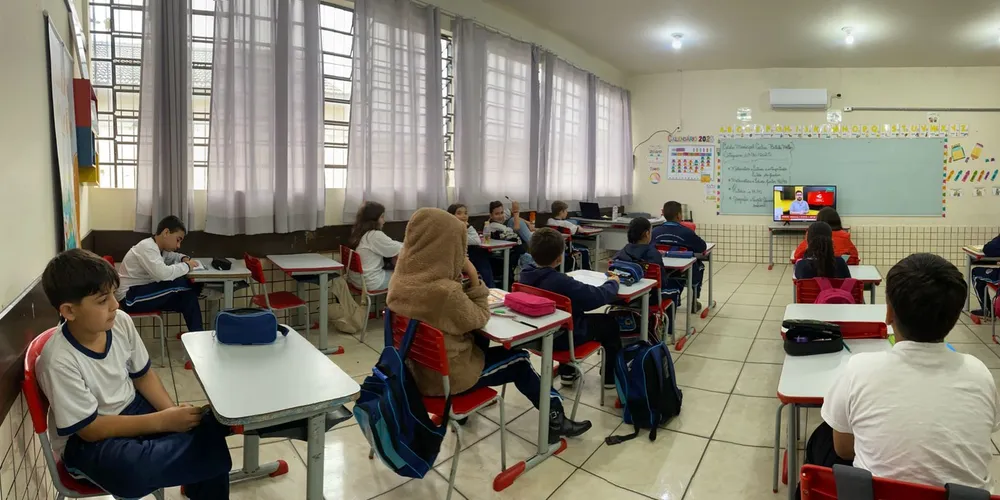 Estudantes expuseram 'mural' com informações preciosas sobre a higiene