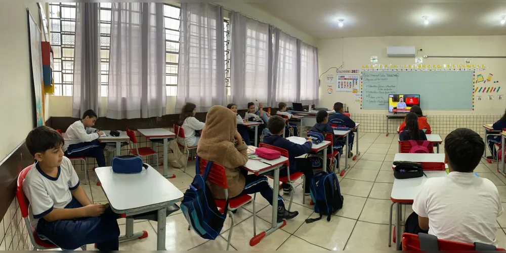 Estudantes expuseram 'mural' com informações preciosas sobre a higiene