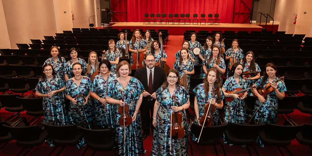 Ladies Ensemble se apresenta em Ponta Grossa para estrear concerto "Sinfonia das Águas"