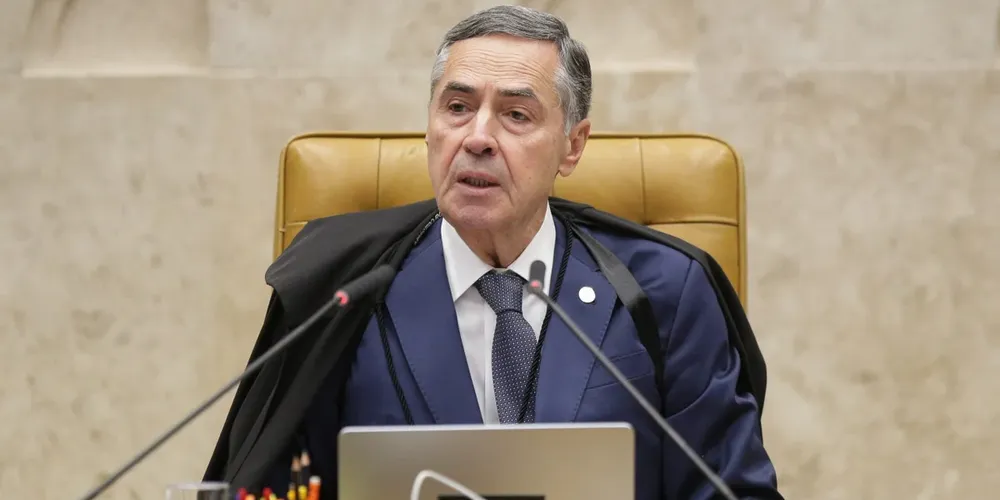 O encontro com jornalistas que cobrem a Corte marcou o encerramento do mandato de Barroso na presidência do tribunal