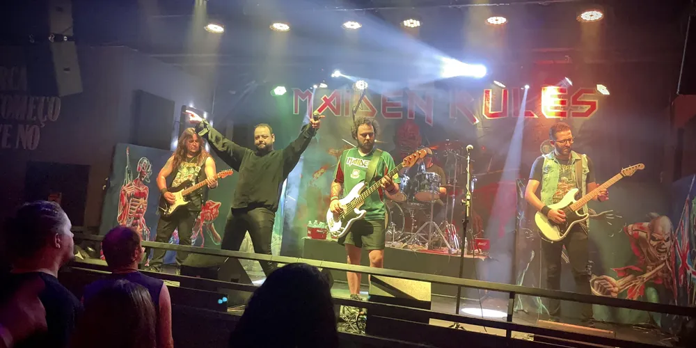 Maiden Rules presta tributo ao Iron Maiden em shows pelo Paraná