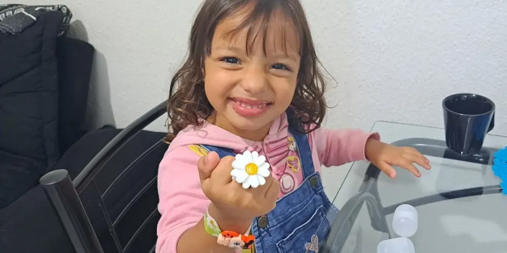 Maria Clara Aguirre Lisboa, de 5 anos