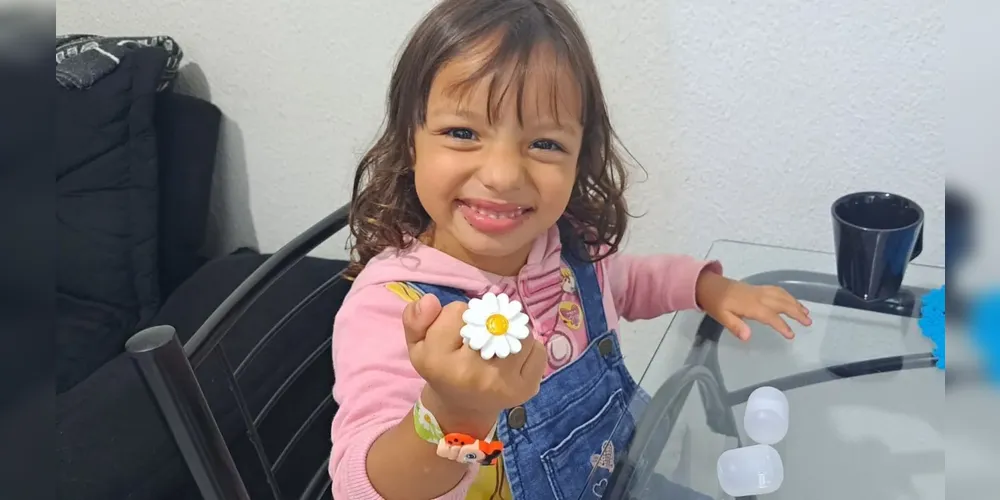 Maria Clara Aguirre Lisboa, de 5 anos