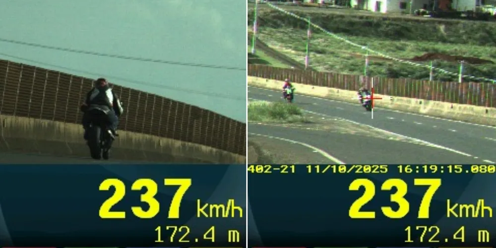 Flagrante foi registrado na BR-369, em Corbélia