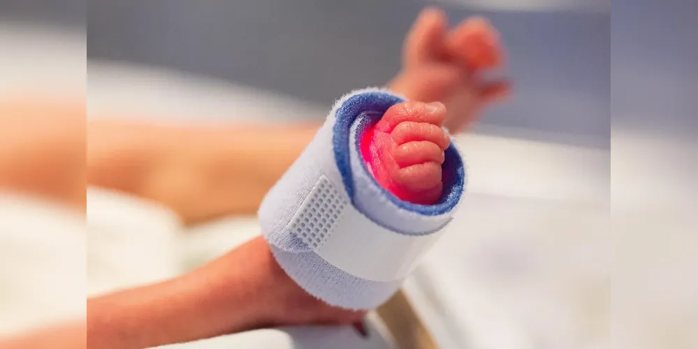 O bebê tinha 30 semanas