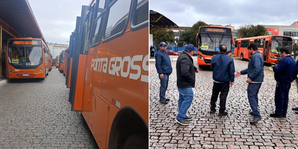 Ônibus paralisado