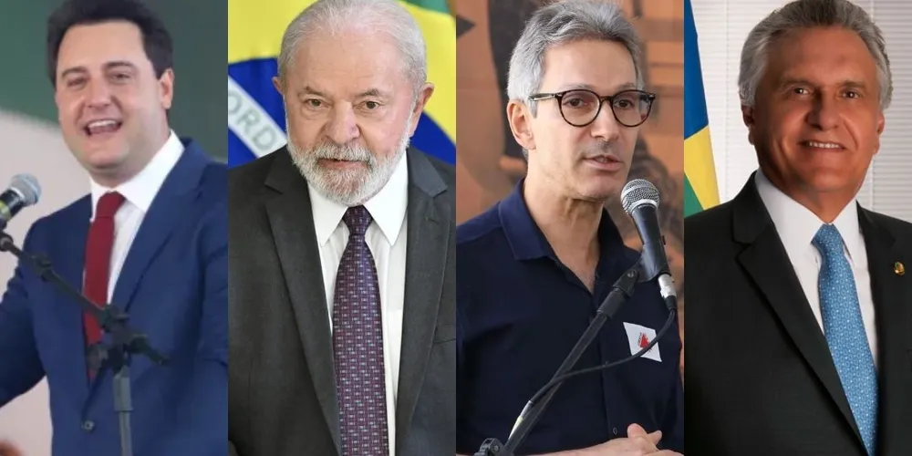 Ratinho Junior, Lula, Romeu Zema e Ronaldo Caiado foram especulados