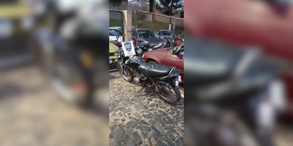 A moto foi levada à 13ª Subdivisão Policial