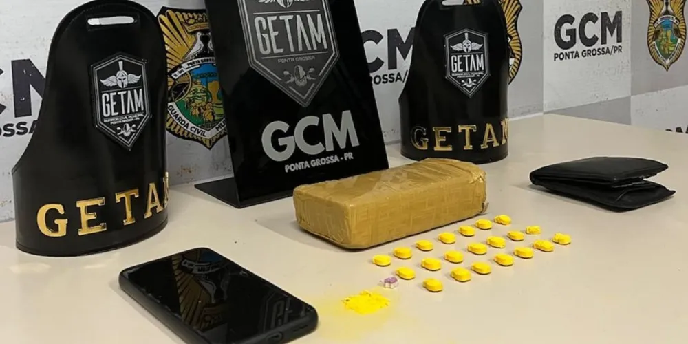 Droga foi apreendida