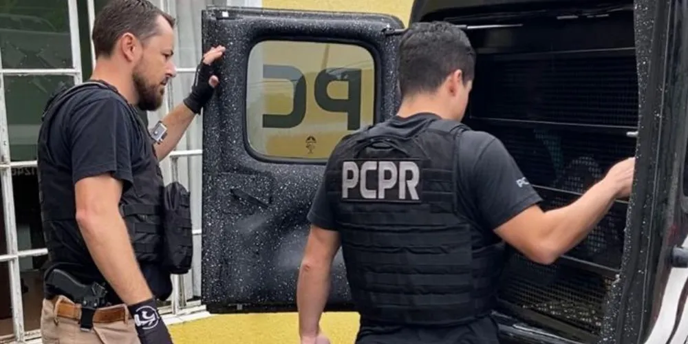 O preso foi conduzido à cadeia pública de Castro