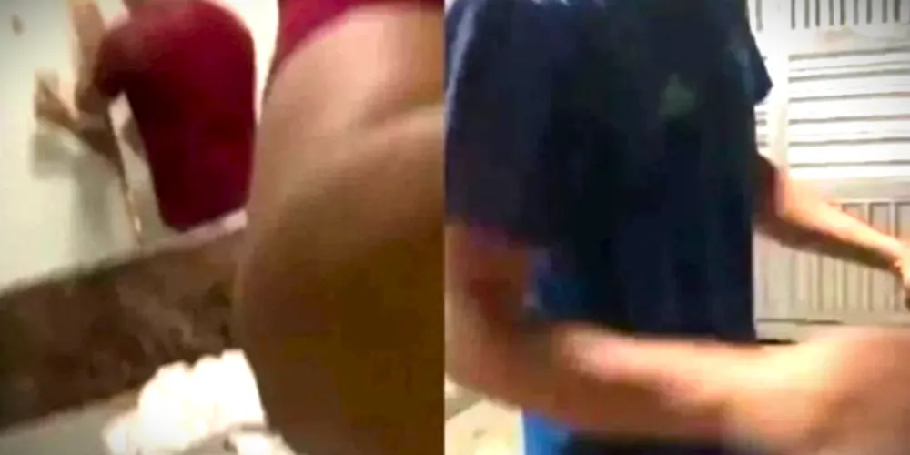 Mulher traída gravou toda a confusão