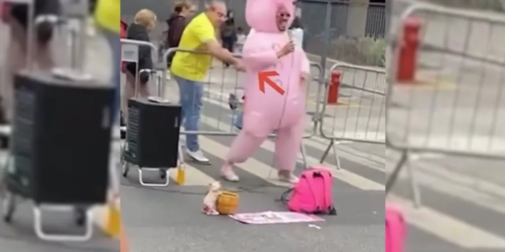 Cantor foi atacado por manifestante com um garfo durante ato pró-Bolsonaro nesse domingo (7).