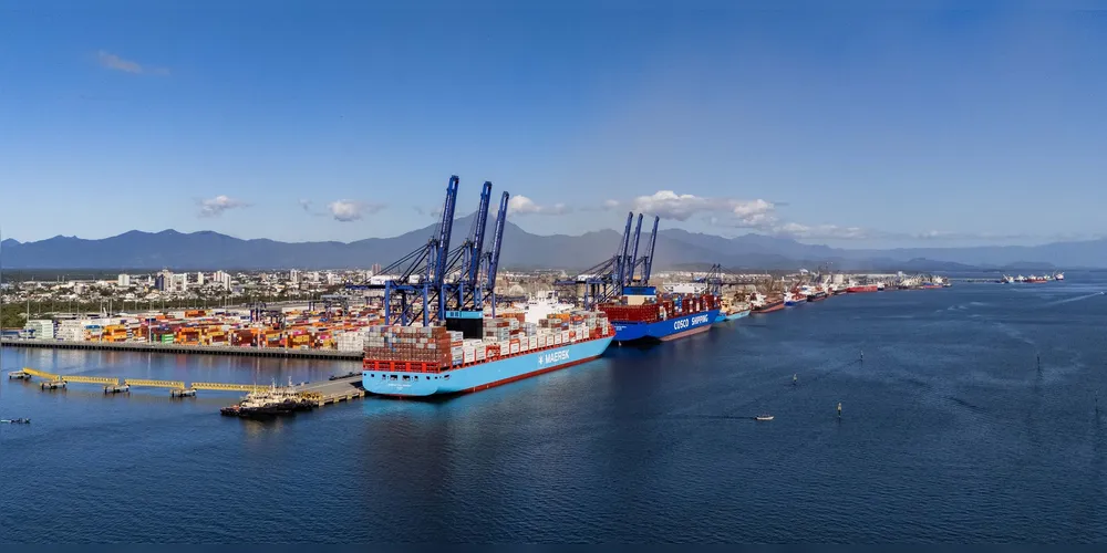 Movimentação dos portos do Paraná já ultrapassa 55 milhões de toneladas