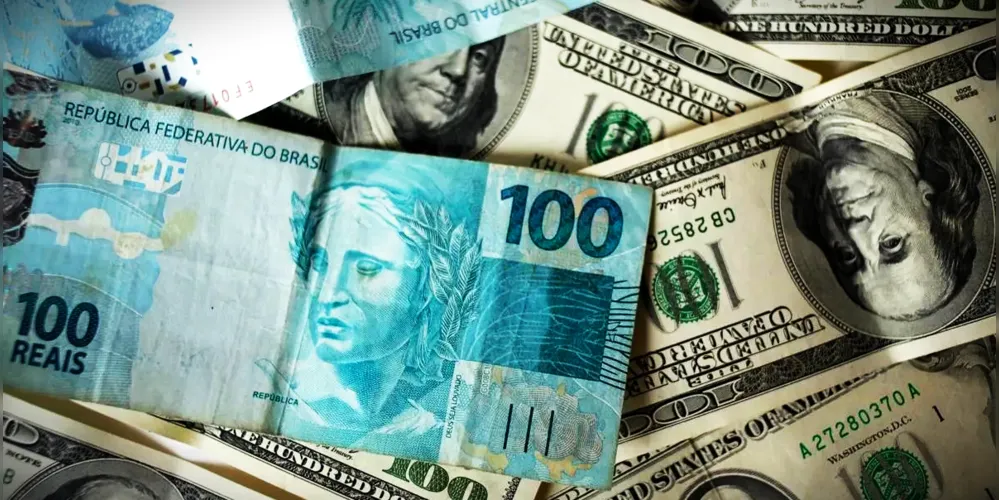 Cotação iniciou a segunda-feira (6) em R$ 5,35