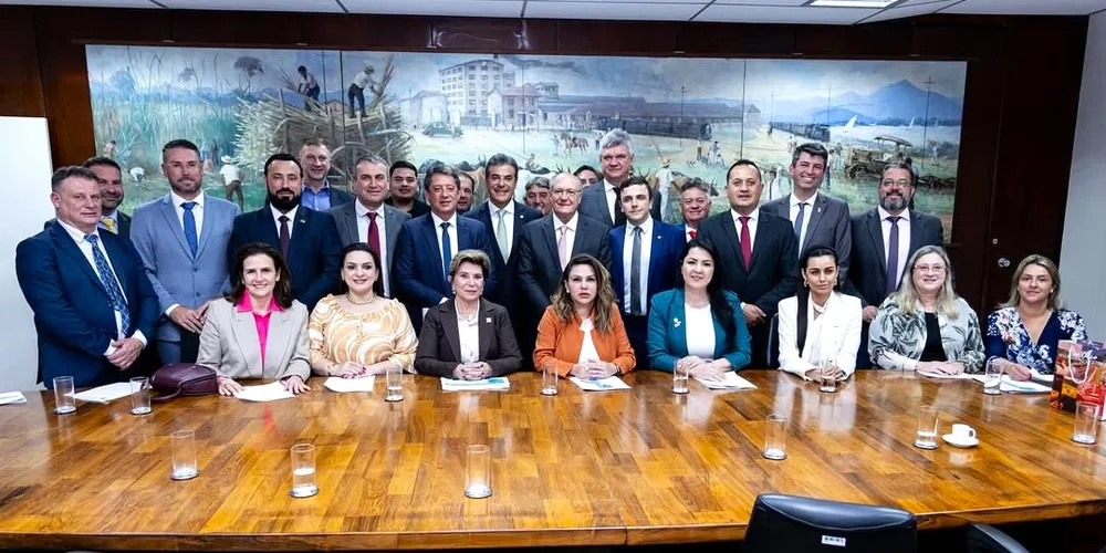 Prefeitos e lideranças dos Campos Gerais em reunião com o Governo Federal