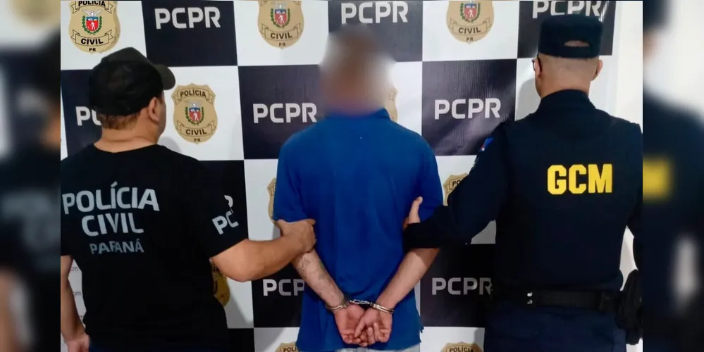 Homem foi preso em ação conjunta entre a Polícia Civil e a Guarda Civil Municipal