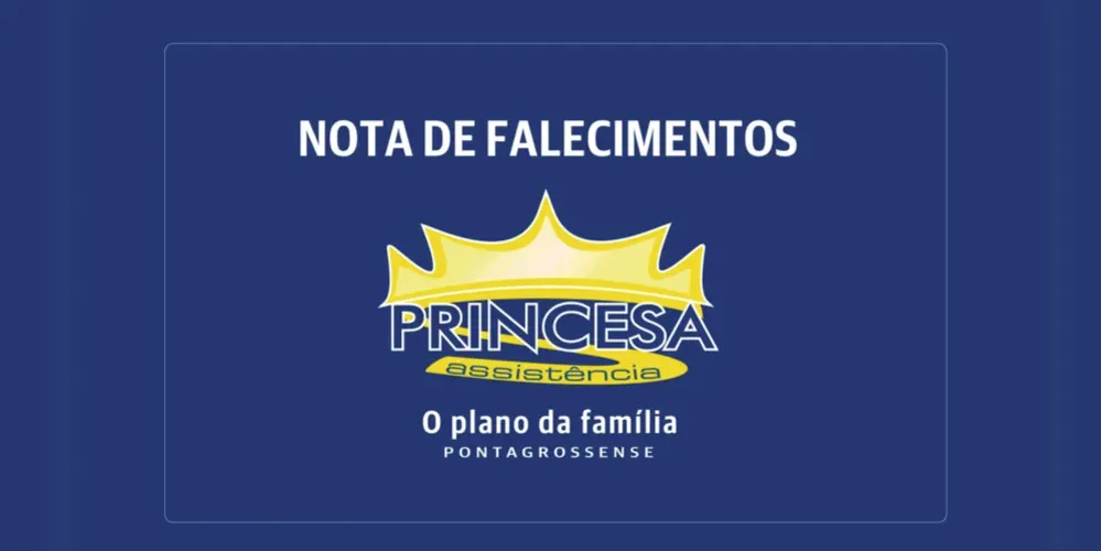 Informações são do Serviço Funerário Municipal de Ponta Grossa