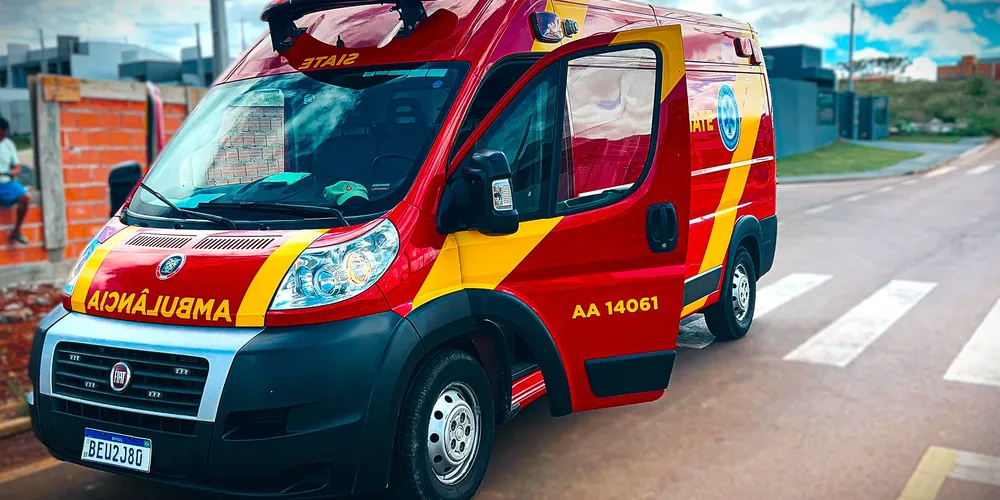 Bombeiros e o Samu foram acionados para a ocorrência