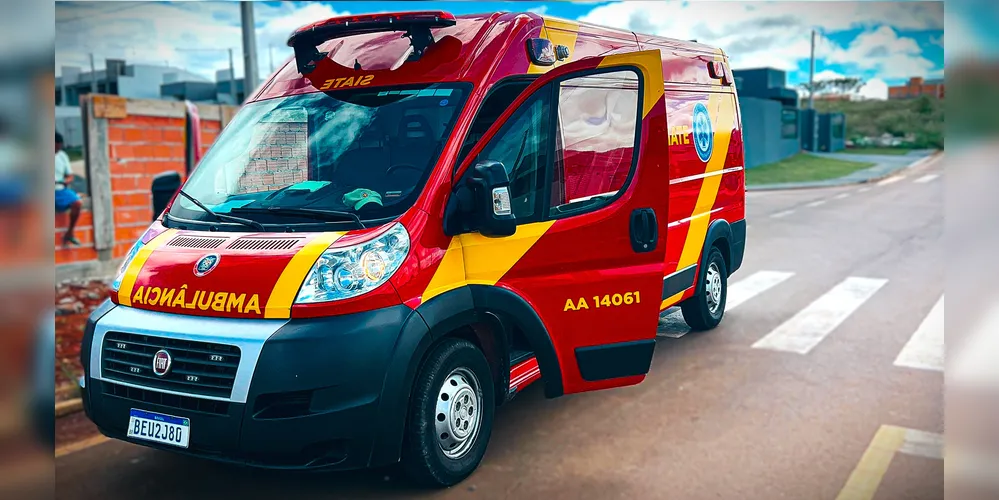Bombeiros e o Samu foram acionados para a ocorrência