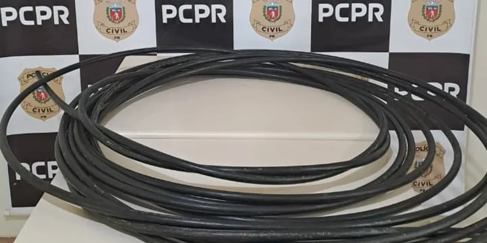 Material foi apreendido pela equipe da PCPR.
