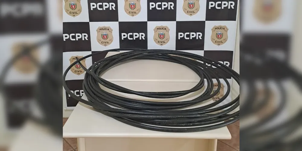 Material foi apreendido pela equipe da PCPR.