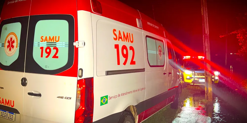 Equipe do Samu foi acionada para a ocorrência