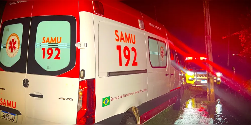 Equipe do Samu foi acionada para a ocorrência