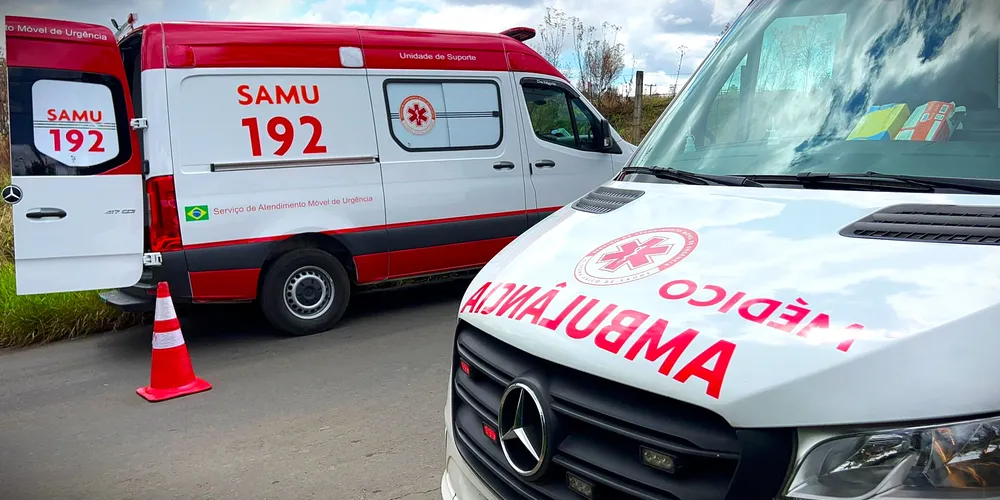 Equipes do Samu estiveram no local da ocorrência