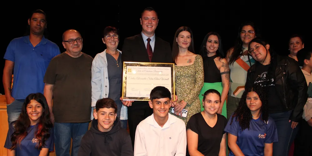 Sensei Carlos Silva foi homenageado com o Título de Cidadão Benemérito de Ponta Grossa na última terça-feira (16).