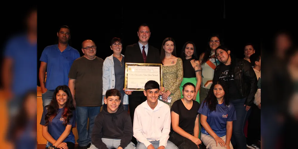 Sensei Carlos Silva foi homenageado com o Título de Cidadão Benemérito de Ponta Grossa na última terça-feira (16).