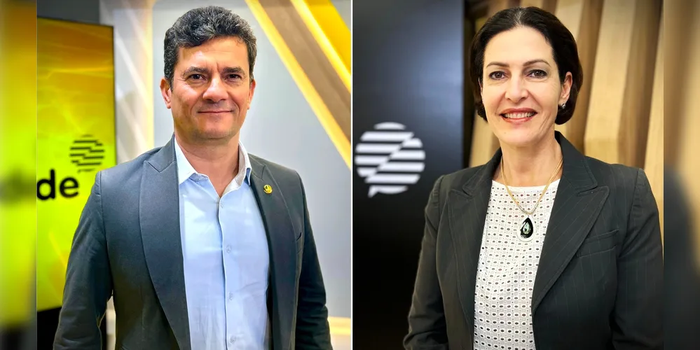 Sergio Moro e Cristina Graeml, lideranças políticas