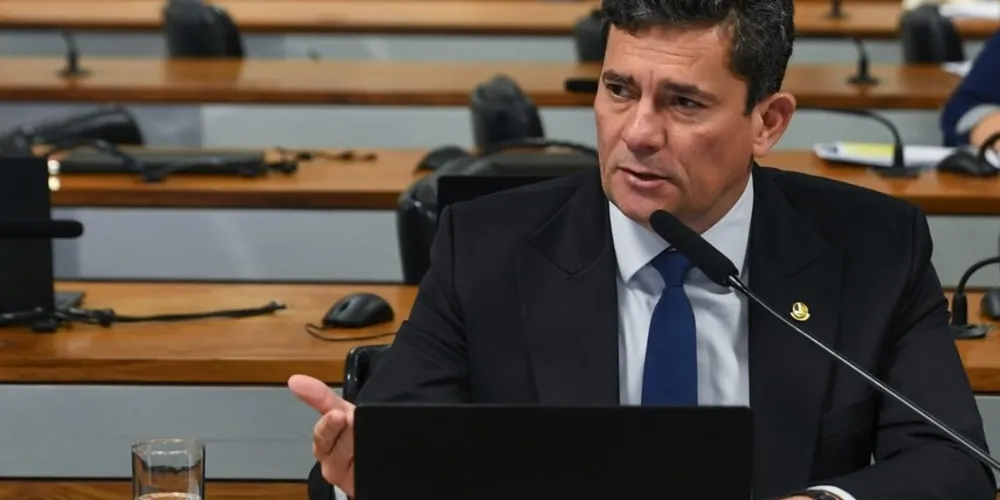 Sérgio Moro durante discurso