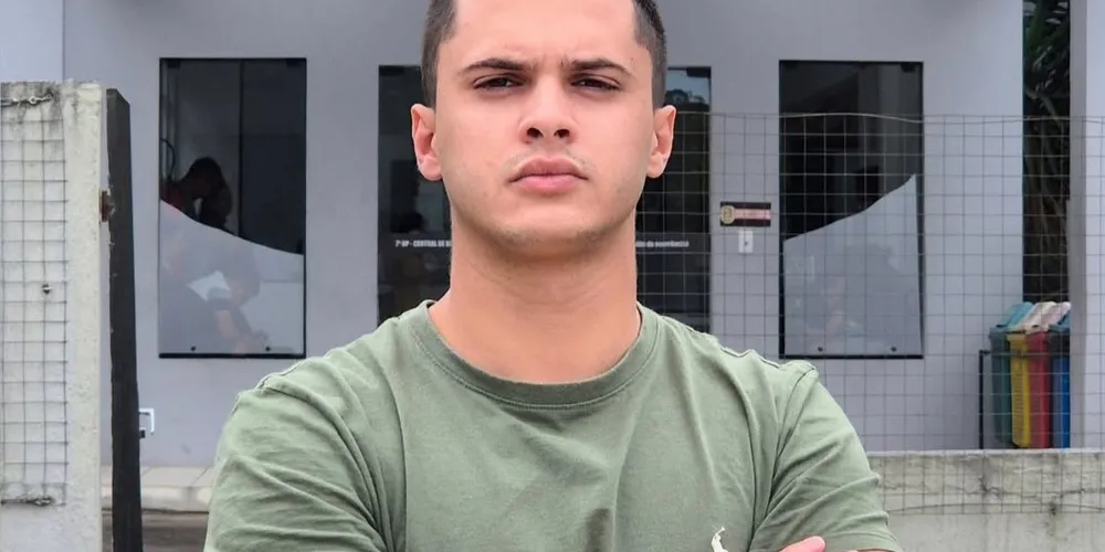 Vereador Mateus Batista em registro nas redes sociais