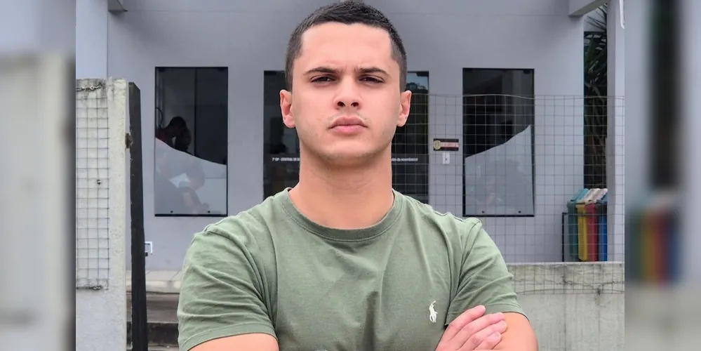 Vereador Mateus Batista em registro nas redes sociais