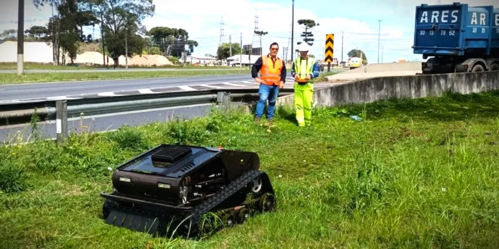 Robô aumenta a produtividade e traz inovação nos processos de manutenção de rodovias