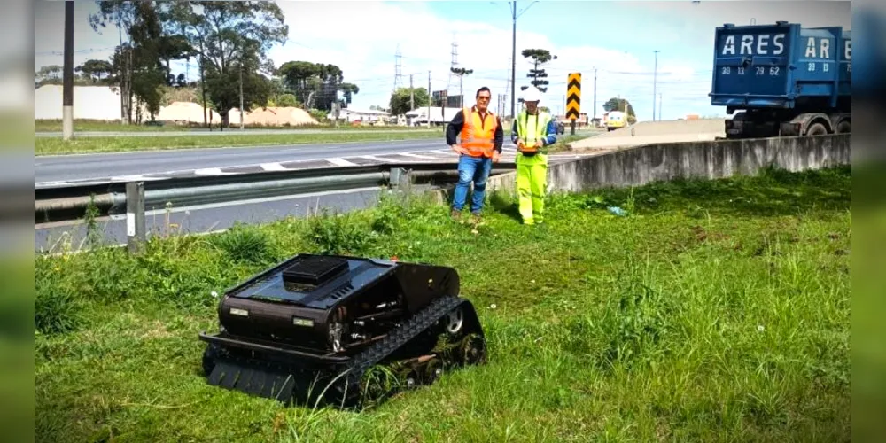 Robô aumenta a produtividade e traz inovação nos processos de manutenção de rodovias