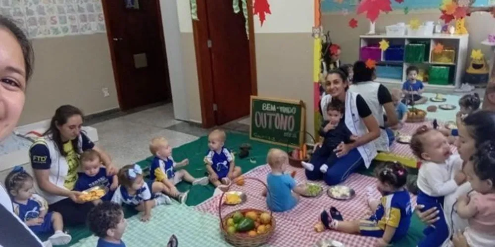 As atividades foram cuidadosamente preparadas pelas professoras, visando levar novas descobertas aos pequenos