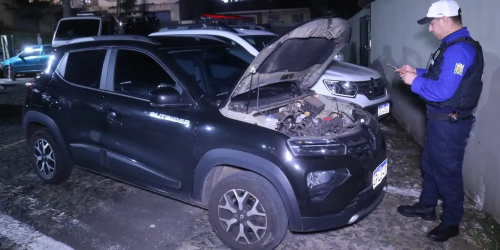 O carro está endereçado a uma pessoa do Mato Grosso