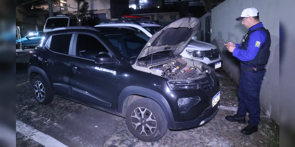 O carro está endereçado a uma pessoa do Mato Grosso